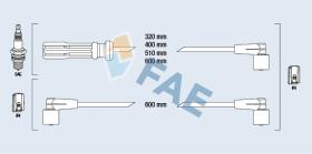 FAE 85430 - JUEGOS DE CABLES