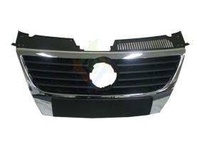 JUMASA 21035562 - REJILLA FRENTE CON MOLDURA NEGRA/MARCO CROMADO ANAGRAMA 150M