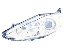 JUMASA 38011504 - FARO IZQUIERDO ELECTRICO CON MOTOR/BASE CROMADA H1+H7+PY21W+