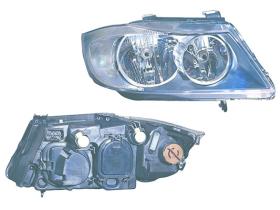  38320545 - FARO DERECHO ELECTRICO CON MOTOR/BASE NEGRA H7+H7+PY21W+W5W