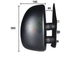 JUMASA 54023511 - ESPEJO DERECHO CON ANGULO MUERTO,MANUAL,CONVEXO,BRAZO CORTO(
