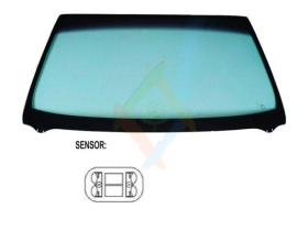 JUMASA V3302042 - PARABRISAS VERDE DIFUMINADO GRIS SERIGRAFIADO SENSOR LLUVIA/