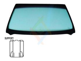 JUMASA V3333037 - PARABRISAS VERDE DIFUMINADO AZUL SERIGRAFIADO BASE ESPEJO OP