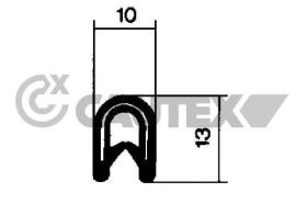 CAUTEX 028000 - PERFIL PUERTA UNIVERSAL PVC