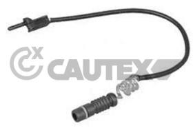 CAUTEX 201519 - CONTACTO AVISO,DESGASTE LOS FRENOS TRASERO