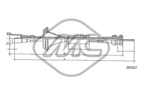 METALCAUCHO 81240 - CABLE CUENTAKILOMETROS JUMPER BZ 18