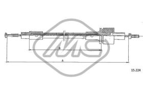 METALCAUCHO 81691 - CABLE EMBRAGUE SIERRA 1,6