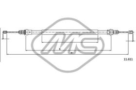 METALCAUCHO 82819 - CABLE FRENO 405 4WD DX-RH