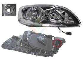 JUMASA 38326045 - FARO DERECHO LED ELECTRICO CON MOTOR/BASE NEGRA H7+H9+PWY24W