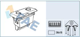FAE 62640 - TECLAS