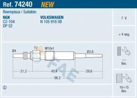 FAE 74240 - CALENTADOR TERMOPLUS