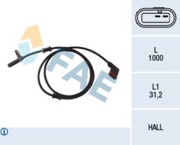 FAE 78037 - SENSOR REVOLUCIONES RUEDA - ABS