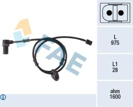 FAE 78053 - SENSOR REVOLUCIONES RUEDA - ABS