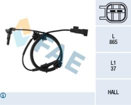 FAE 78111 - SENSOR REVOLUCIONES RUEDA - ABS