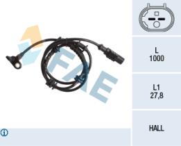 FAE 78245 - SENSOR REVOLUCIONES RUEDA - ABS