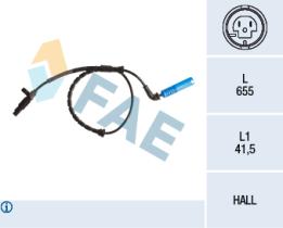 FAE 78261 - SENSOR REVOLUCIONES RUEDA - ABS