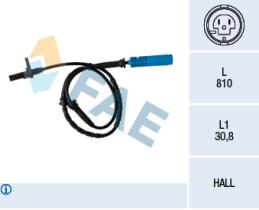 FAE 78338 - SENSOR REVOLUCIONES RUEDA - ABS