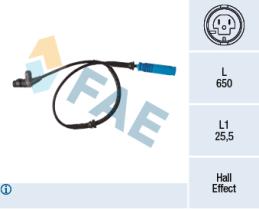 FAE 78340 - SENSOR REVOLUCIONES RUEDA - ABS