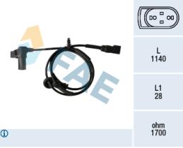 FAE 78345 - SENSOR REVOLUCIONES RUEDA - ABS