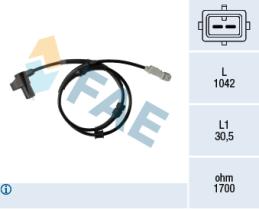 FAE 78347 - SENSOR REVOLUCIONES RUEDA - ABS