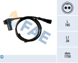 FAE 78348 - SENSOR REVOLUCIONES RUEDA - ABS