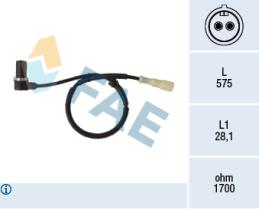 FAE 78349 - SENSOR REVOLUCIONES RUEDA - ABS