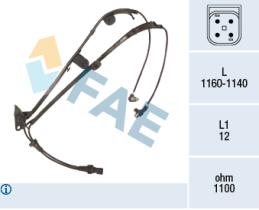 FAE 78396 - SENSOR REVOLUCIONES RUEDA - ABS