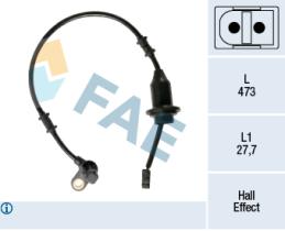 FAE 78397 - SENSOR REVOLUCIONES RUEDA - ABS