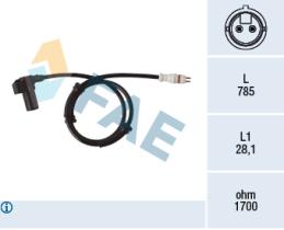 FAE 78408 - SENSOR REVOLUCIONES RUEDA - ABS