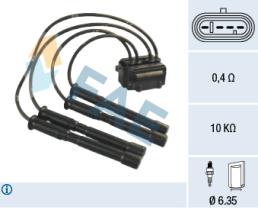 FAE 80225 - BOBINA DE ENCENDIDO