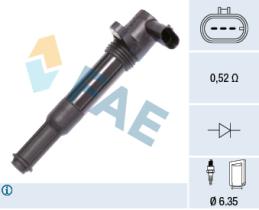 FAE 80233 - BOBINA DE ENCENDIDO