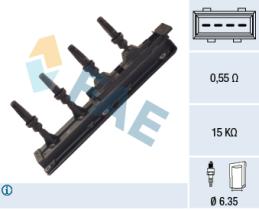 FAE 80237 - BOBINA DE ENCENDIDO