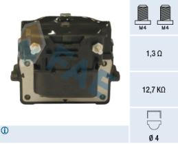 FAE 80241 - BOBINA DE ENCENDIDO