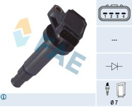 FAE 80282 - BOBINA DE ENCENDIDO