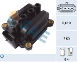 FAE 80287 - BOBINA DE ENCENDIDO