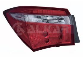 ALKAR 2231031 - IZQUIERDO,PILOTO TRASERO,SIN PORTALAMPARA(GRUPO OPTICO),EXT