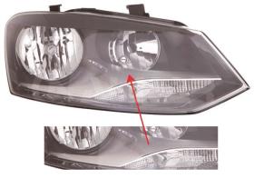 ALKAR 2766110 - DERECHO,FARO,ELECTRICO,CON MOTOR,NEGRO,H7,+H7,PY21W,W5