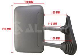 ALKAR 9202976 - DERECHO,COMPLETO,ESPEJO ANGULO MUERTO,MANUAL,CONVEXO,TERM
