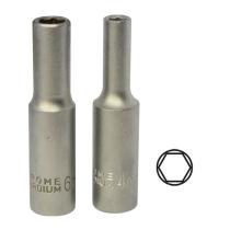 JBM 10265 - VASO HEX. DE 50MM LARGO,  1/4" DE 4MM
