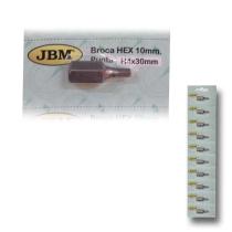 JBM 10368 - BROCA HEXAGONAL DE 10X30MM, PUNTA 4MM
