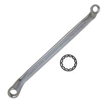 JBM 10627 - LLAVE ACODADA DE 2 BOCAS ESTRELLA 6X7
