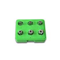 JBM 51410 - SET DE 6 PIEZAS DE 1/2" PUNTA TORX INVIOLABLE