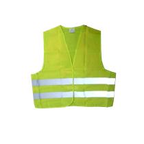 JBM 51817 - CHALECO AMARILLO CON BANDA REFLECTANTE MARCADA HOMOLOGADO
