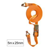 JBM 52321 - CINTA DE SUJECIÃN CON TENSOR 5M X 25MM
