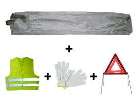 JBM 53170 - KIT EMERGENCIA BOLSA GRIS MINI+TRIA