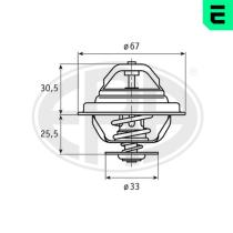 ERA 350173 - TERMOSTATO,REFRIGERANTE