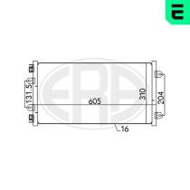 ERA 667014 - CONDENSADOR,AIRE ACONDICIONADO