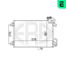 ERA 667127 - CONDENSADOR,AIRE ACONDICIONADO