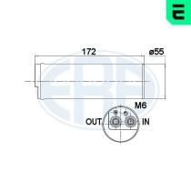 ERA 668026 - FILTRO DESHIDRATANTE,AIRE ACONDICIONADO