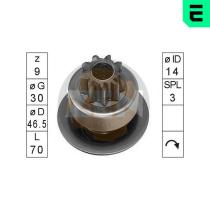 ERA ZN0713 - ENGRANAJE RUEDA LIBRE,ARRANCADOR